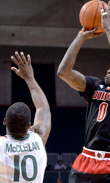 No. 9 Louisville takes care of Miami as Terry Rozier scores 22 points